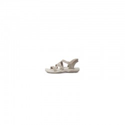 Sandalias Planas Skechers 163460 Mujer Taupe