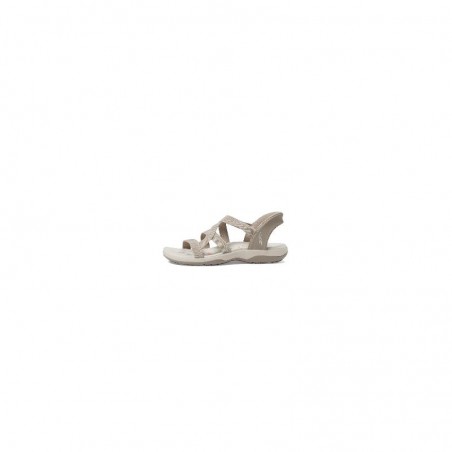 Sandalias Planas Skechers 163460 Mujer Taupe