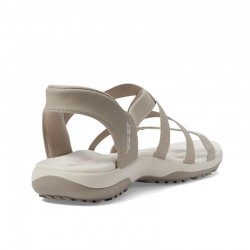 Sandalias Planas Skechers 163460 Mujer Taupe