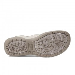 Sandalias Planas Skechers 163460 Mujer Taupe