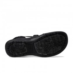 Sandalias Planas Skechers 163460 Mujer Negro