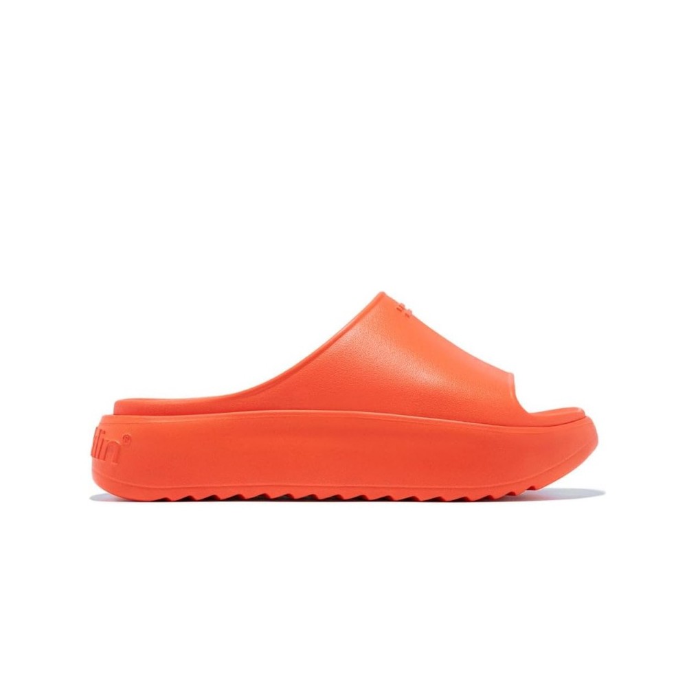 Sandalias Planas D.franklin Sonax Slide Mujer Naranja