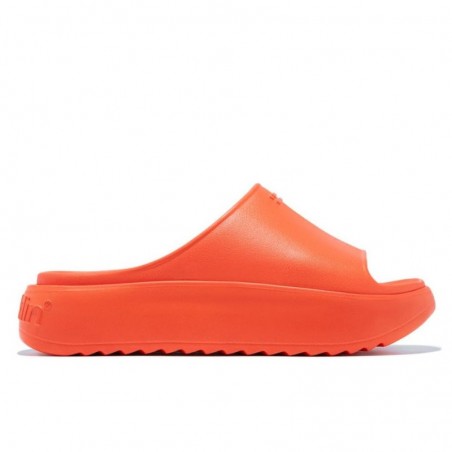 Sandalias Planas D.franklin Sonax Slide Mujer Naranja