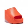 Sandalias Planas D.franklin Sonax Slide Mujer Naranja