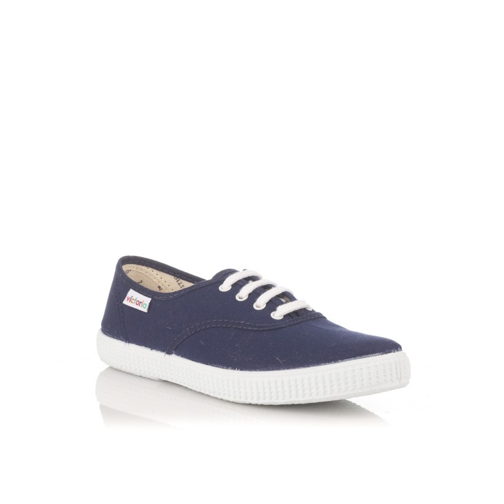 Zapatillas Lona Victoria Lona Inglesa Mujer Marino