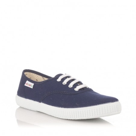 Zapatillas Lona Victoria Lona Inglesa Mujer Marino
