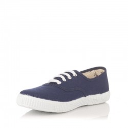 Zapatillas Lona Victoria Lona Inglesa Mujer Marino