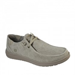 Zapatillas Lona Skechers Melson-raymon Hombre Taupe