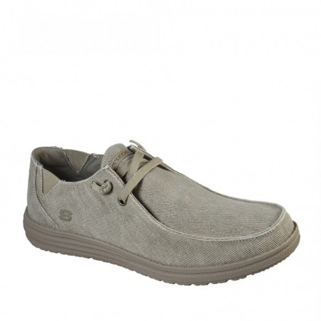 Zapatillas Lona Skechers Melson-raymon Hombre Taupe