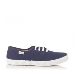 Zapatillas Lona Victoria Lona Inglesa Mujer Marino