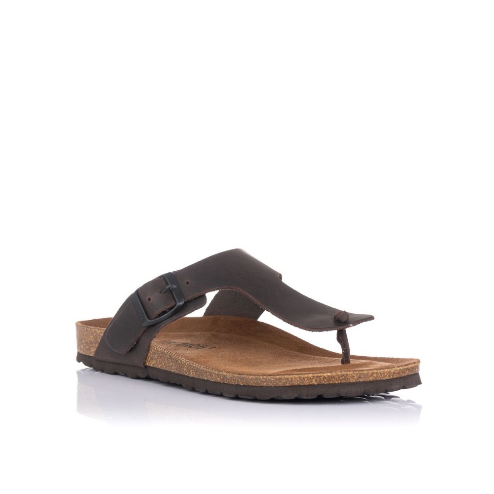 Sandalias Planas Inter-bios 9510 Hombre Marron