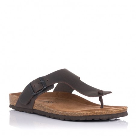 Sandalias Planas Inter-bios 9510 Hombre Marron