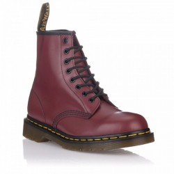 Botas Planas Dr. Martens Smooth 1460 Mujer Burdeos