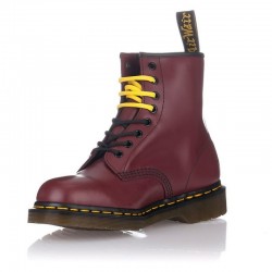 Botas Planas Dr. Martens Smooth 1460 Mujer Burdeos