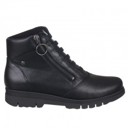 Botines Planos Zapp 22887 Mujer Negro