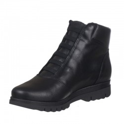 Botines Planos Zapp 22887 Mujer Negro