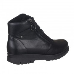 Botines Planos Zapp 22887 Mujer Negro