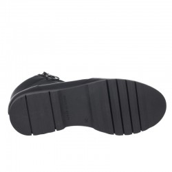 Botines Planos Zapp 22887 Mujer Negro
