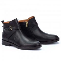 Botines Planos Pikolinos W3c-8869 Mujer Negro