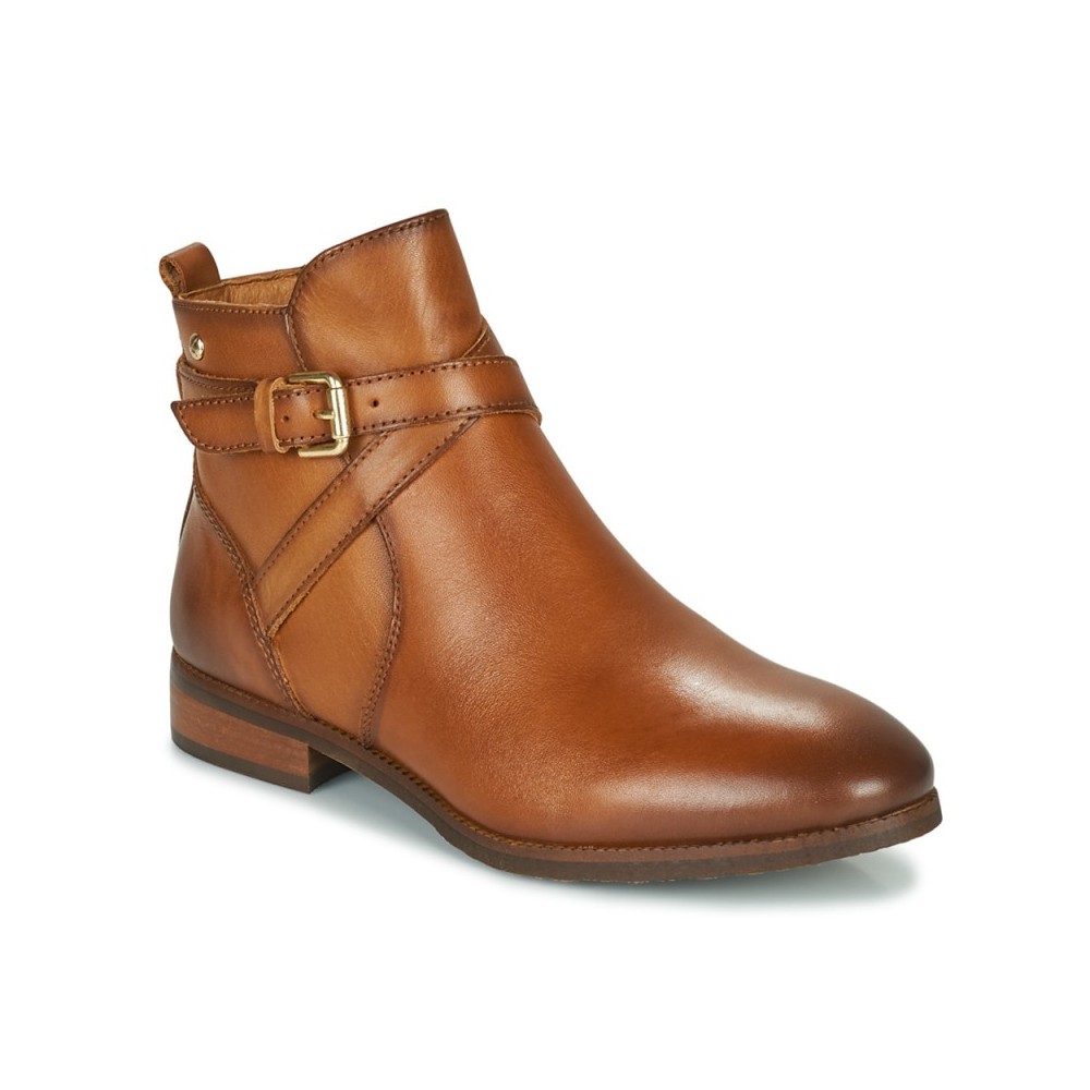 Botines Planos Pikolinos W3c-8869 Mujer Cuero