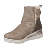 Botines Planos Zapp 575 Mujer Taupe