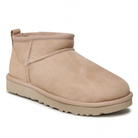 Botines Planos Ugg Classic Ultra Mini Mujer Arena