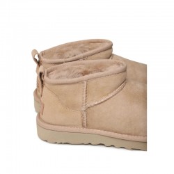Botines Planos Ugg Classic Ultra Mini Mujer Arena
