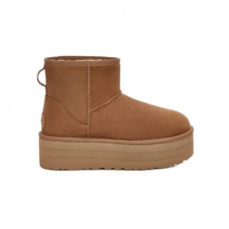 Botines Planos Ugg Classic Mini Plataform Mujer Camel