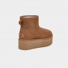 Botines Planos Ugg Classic Mini Plataform Mujer Camel