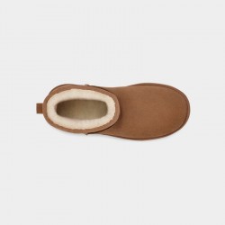 Botines Planos Ugg Classic Mini Plataform Mujer Camel