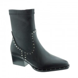 Botines de tacón Noa Harmon Cowboy Mujer Negro