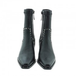 Botines de tacón Noa Harmon Cowboy Mujer Negro