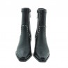 Botines de tacón Noa Harmon Cowboy Mujer Negro
