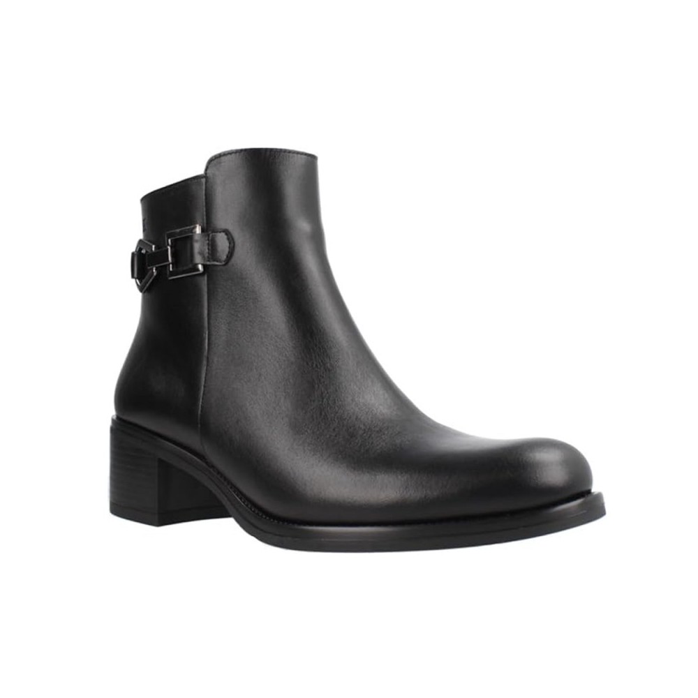 Botines de tacón Dorking D9347 Mujer Negro