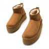 Botines Planos Mustang 59733 Mujer Cuero