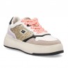 Sneakers D.franklin Court Flag Glitter Mujer Oro