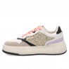 Sneakers D.franklin Court Flag Glitter Mujer Oro