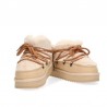 Botines Planos D.franklin Nordic Trk Fur Low Mujer Beig