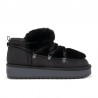 Botines Planos D.franklin Nordic Trk Fur Low Mujer Negro