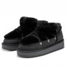 Botines Planos D.franklin Nordic Trk Fur Low Mujer Negro