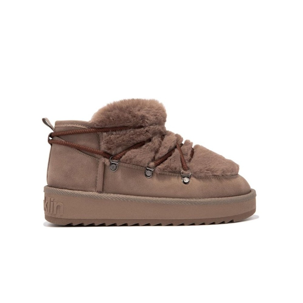 Botines Planos D.franklin Dfsh370011 Mujer Marron