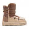 Botines Planos D.franklin Nordic Trk Fur Gradient Mujer Taupe