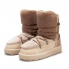 Botines Planos D.franklin Nordic Trk Fur Gradient Mujer Taupe