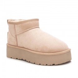 Botines Planos Xti 142212 Mujer Beig