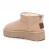 Botines Planos Xti 142212 Mujer Beig