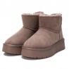 Botines Planos Xti 142197 Mujer Taupe