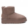 Botines Planos Xti 142197 Mujer Taupe
