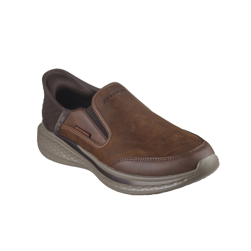 Sneakers Skechers Relaxed Fit: Slade-cooper Hombre Cuero