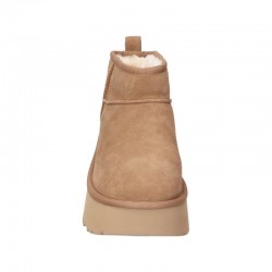 Botines Planos Ugg W Classic Ultra Mini New Mujer Cuero