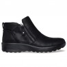 Botines Planos Skechers Fall In Bloom Mujer Negro